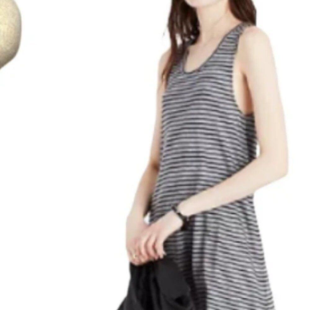 Madewell Womens Size M Striped Tank Dress Summer Casual Mini